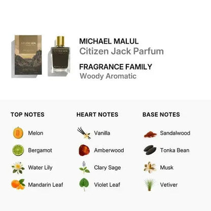 Citizen Jack By Michael Malul For Men 3.4 oz Parfum Spray by perfumesandrea