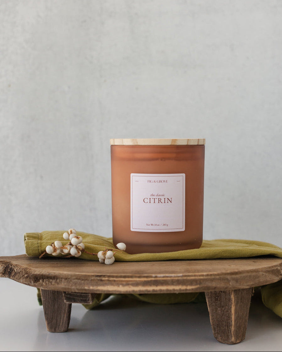 Citrin - The Classic Soy Wax Candle by Fig &amp; Grove
