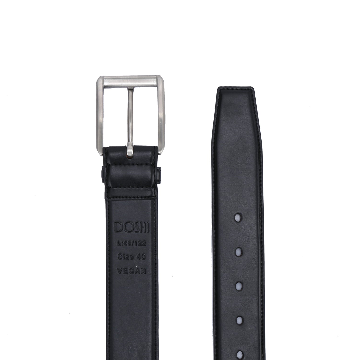 Classic Brushed Vegan Belt: Sizes: 46-60 by Doshi FCSA