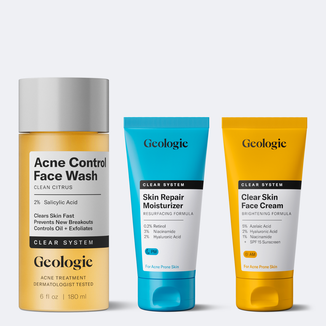 Clear System Face Routine by Geologie