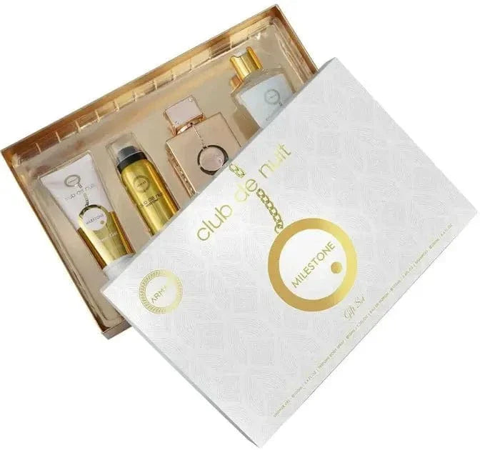 Club De Nuit Milestone By Armaf For Women (4 Pc Gift Set) by perfumesandrea