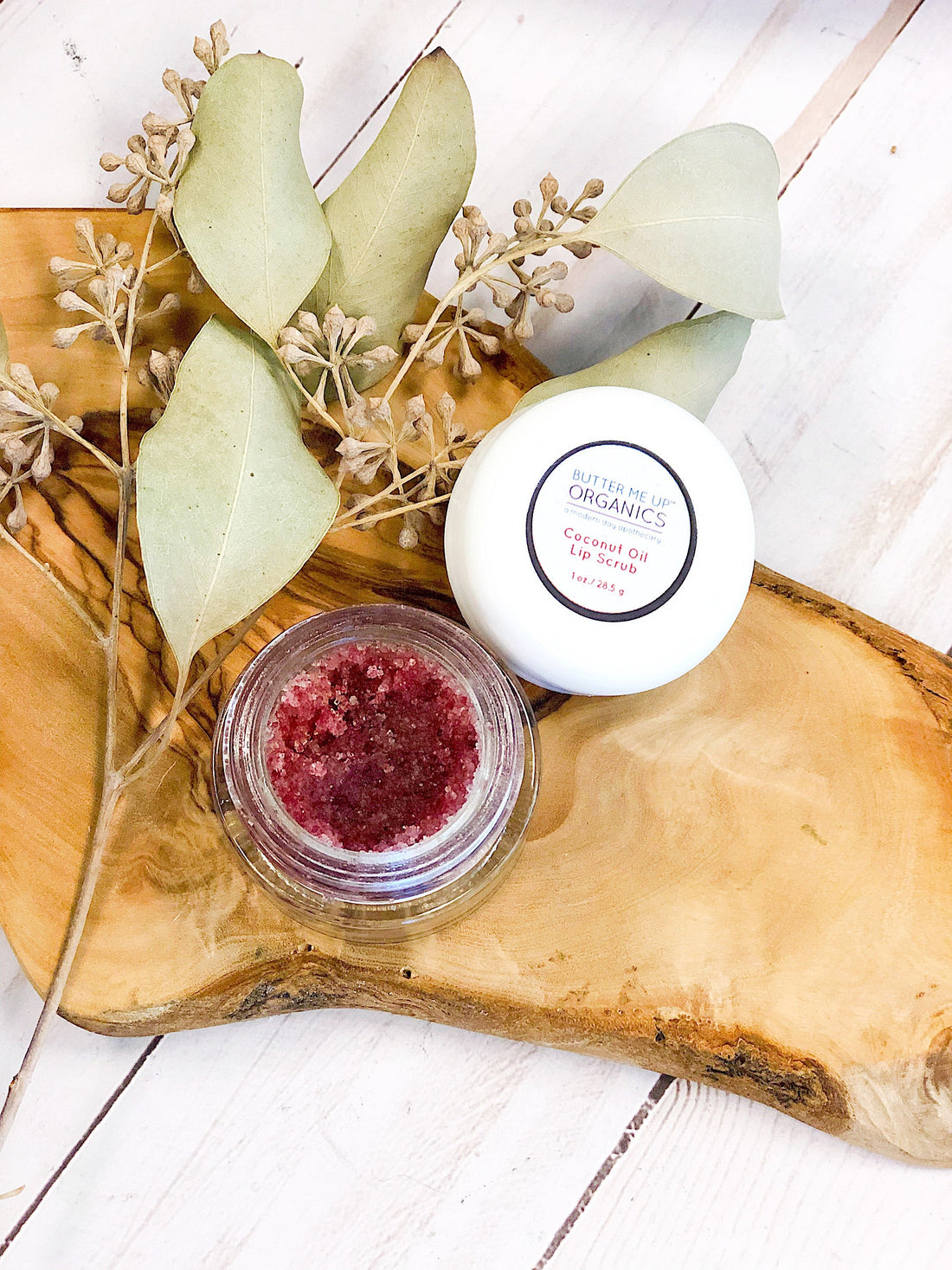 Organic Coconut Lip Scrub by Butter Me Up Organics