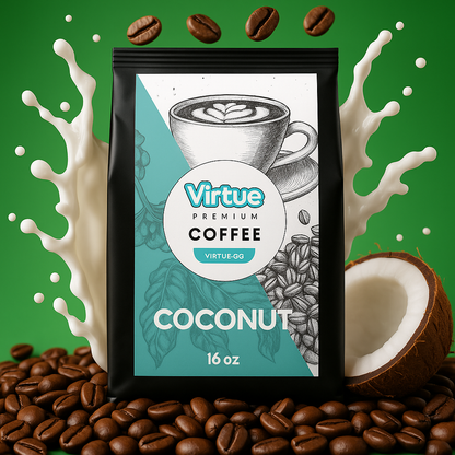Flavored Coffee – 16oz | Small Batch, Expertly Roasted, No Sugar by Virtrue
