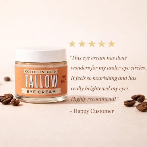 Lady May Coffee-Infused Tallow Eye Cream – Brighten, Firm &amp; Revitalize Naturally by The Lady May