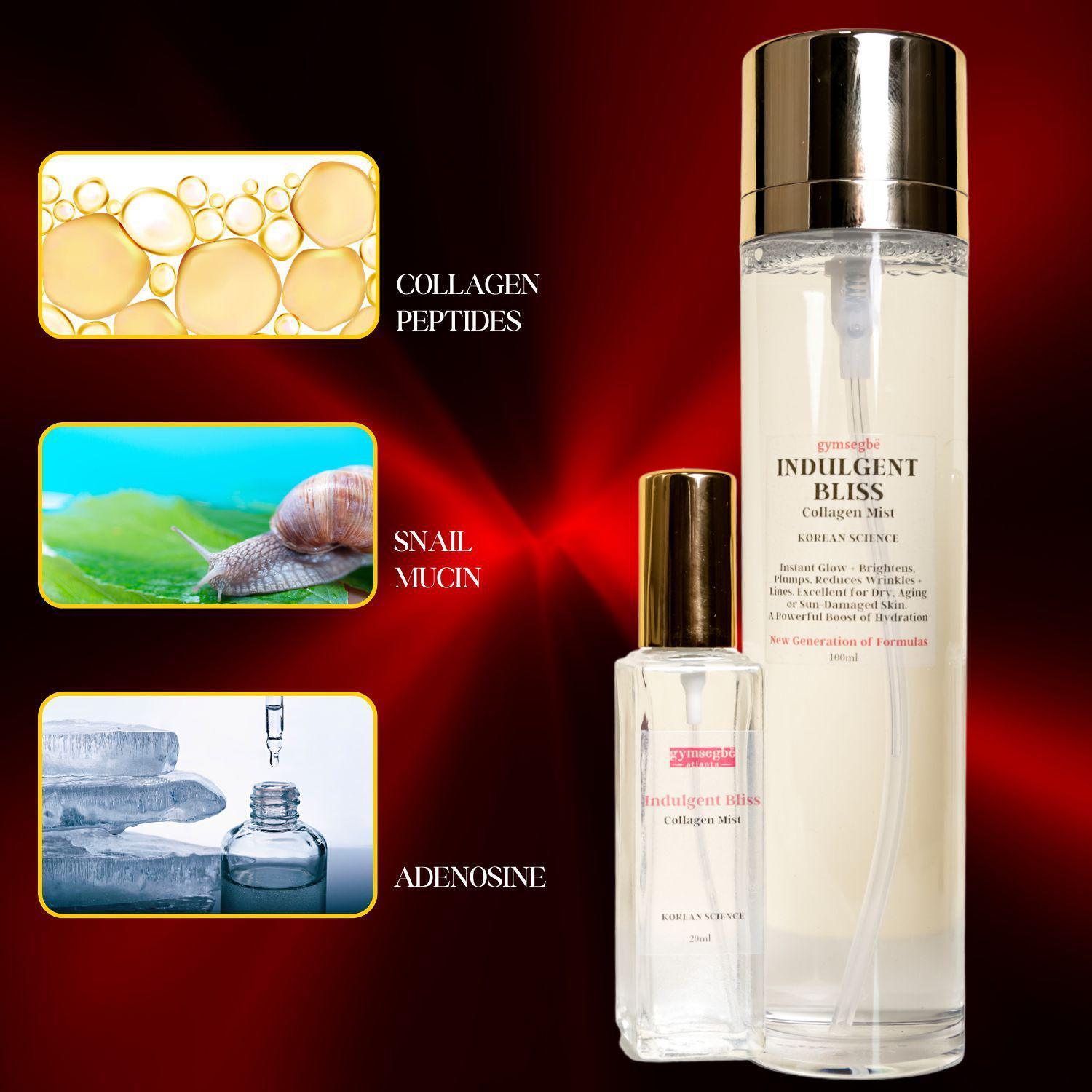 Indulgent Bliss Collagen Facial Mist by gymsegbë