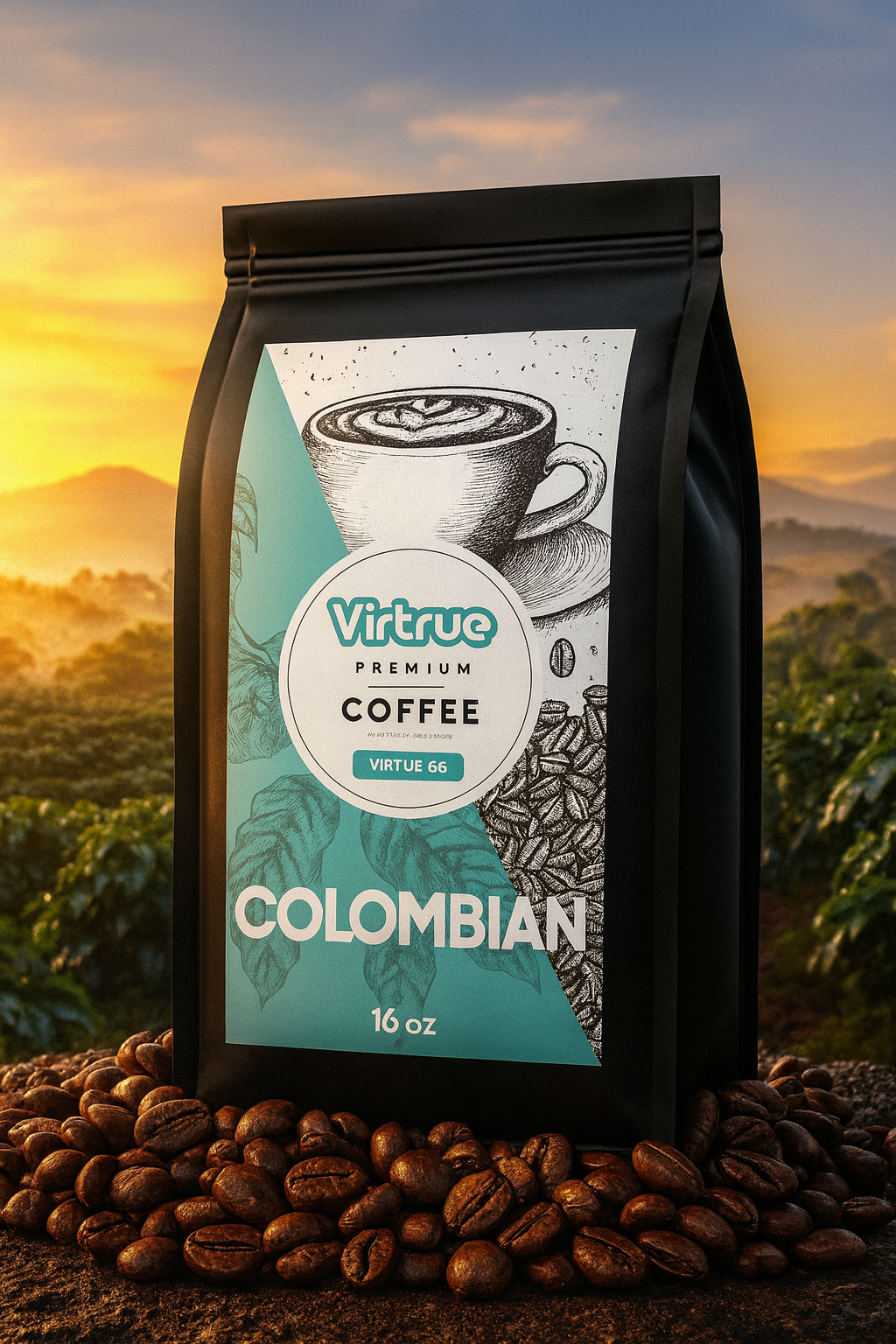 Light Roast Coffee – 16oz | Smooth, Small Batch, Expertly Roasted by Virtrue
