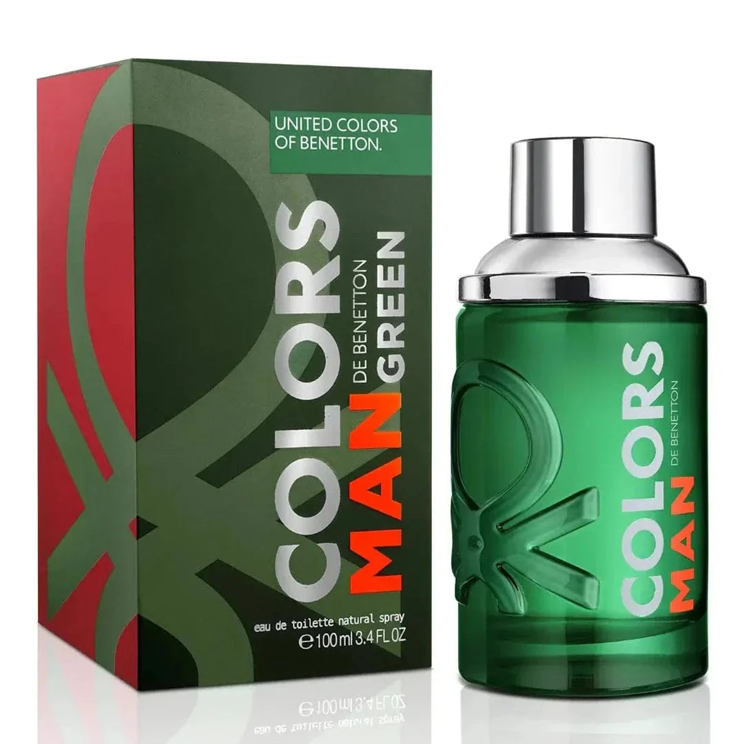 Colors Man Green By Benetton For Men 3.4oz EDT Spray by perfumesandrea