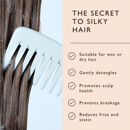 The Haircare Duo + Bamboo Wide Tooth Comb by UpCircle