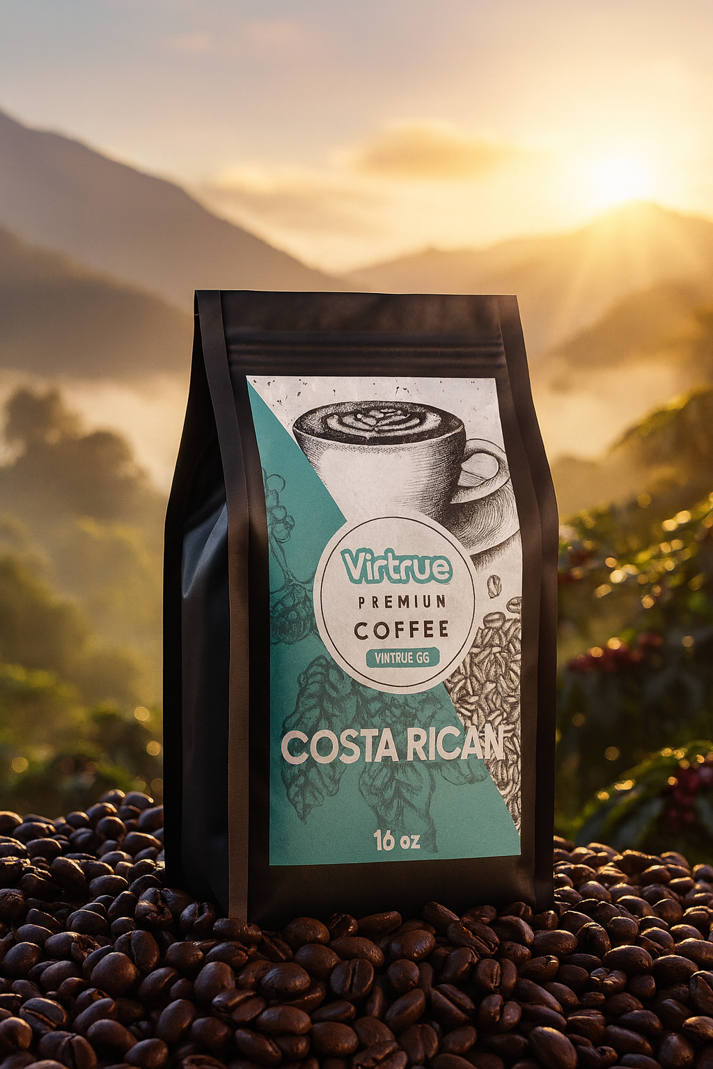 Light Roast Coffee – 16oz | Smooth, Small Batch, Expertly Roasted by Virtrue