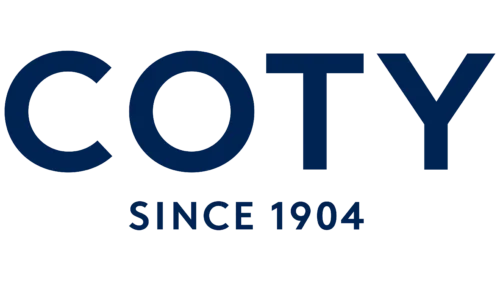 COTY logo with 'SINCE 1904' text on a white background
