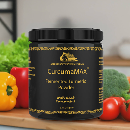 CurcumaMAX Fermented Turmeric Powder Feel the Transformative Power Enhanced with Additional Curcumin by America&