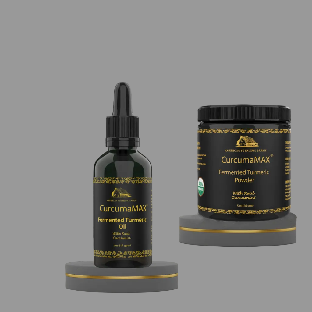 Product Bundle - CurcumaMAX Fermented Turmeric Oil &amp; CurcumaMAX Fermented Turmeric Powder