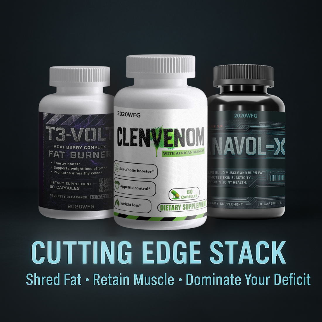 Cutting Edge Stack – Fat Loss &amp; Muscle Preservation Supplement Cycle by 2020WFG