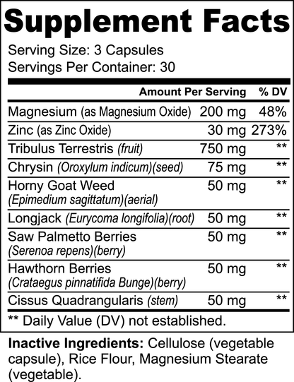 D-BULK: Anabolic Nutrient Partitioning Complex | 60 Servings – Magnesium, Horny Goat Weed &amp; Natural Actives for Muscle Performance by 2020WFG
