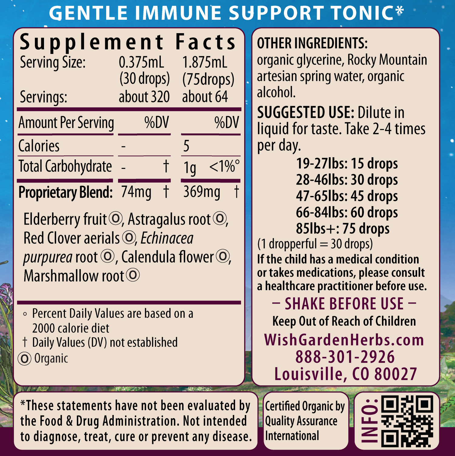 Daily Immune, Builder For Kids by WishGarden Herbs