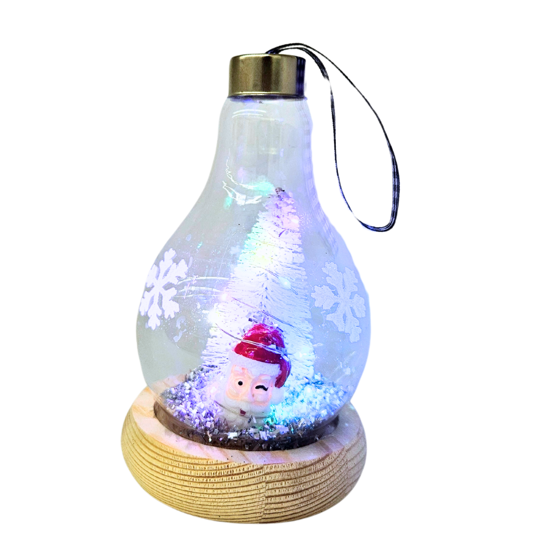 Decoración para el Árbol con Luces AA2024-0143 | Adorno Navideño LED by Farmacias Savia