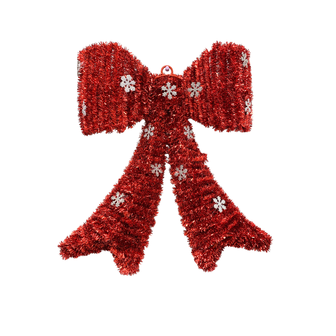 Decoración Navideña en Tinsel – Bastón, Bota y Lazo (3 Modelos) AA2025-4-264/273 | Farmacia Savia by Farmacias Savia