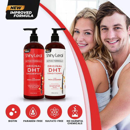 DHT Blocker Hair Loss Conditioner with Castor Oil &amp; Biotin — 16 oz by Shiny Leaf