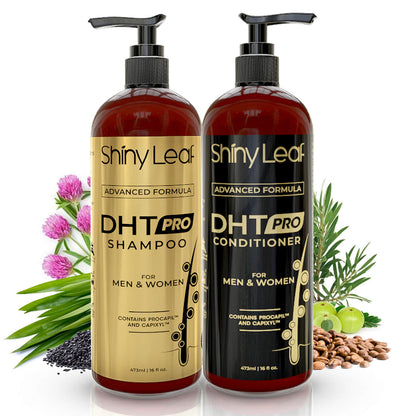 DHT Pro Shampoo and Conditioner with Procapil and Capixyl by Shiny Leaf