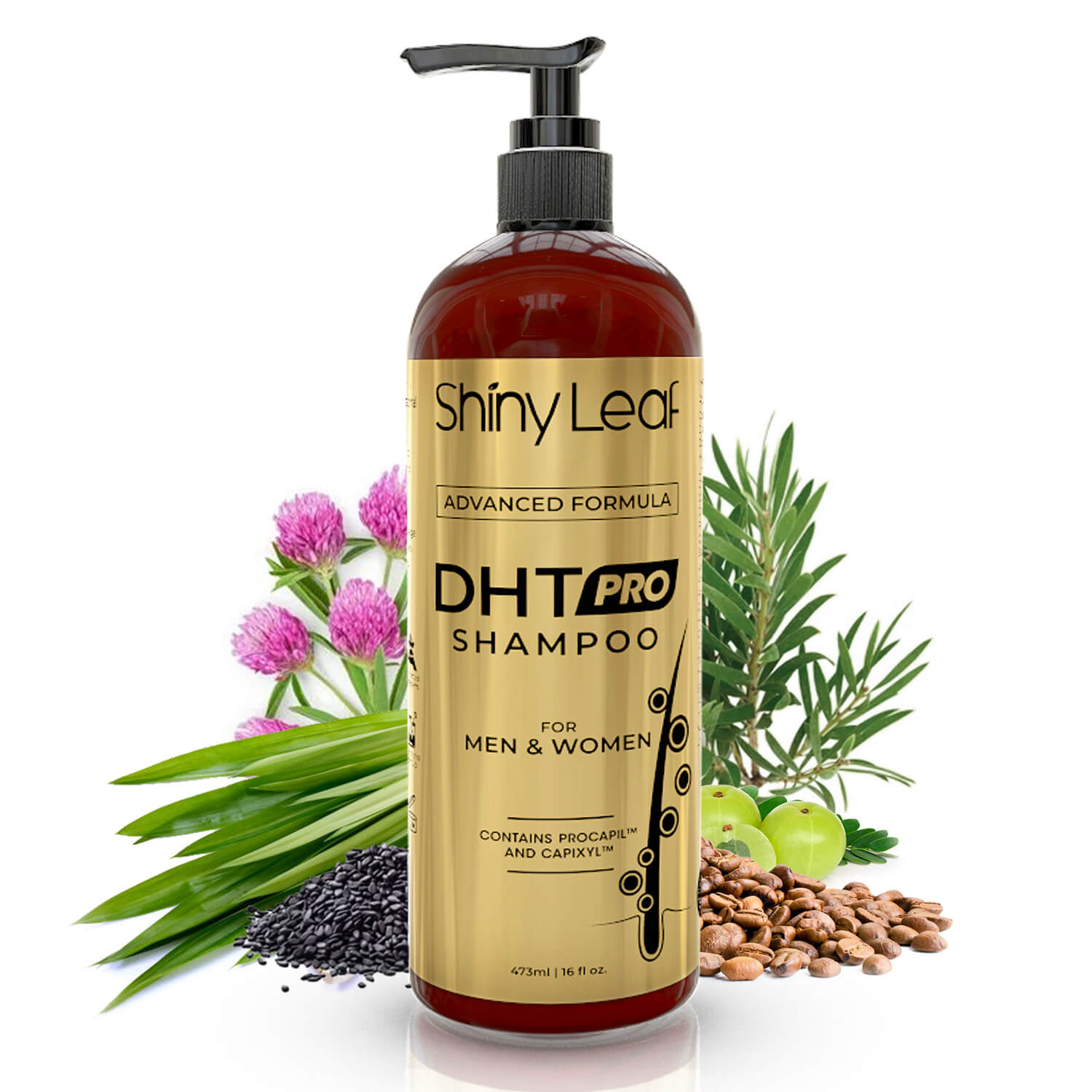 DHT Pro Shampoo with Procapil &amp; Capixyl — 16 oz by Shiny Leaf
