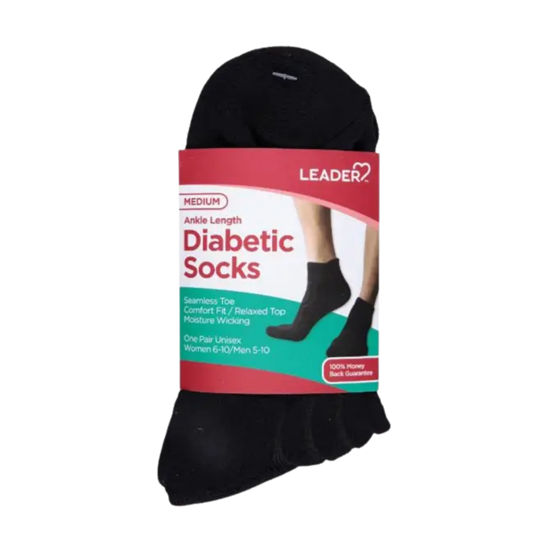 Diabetic Ankle-Length Socks (1 Pair) by Farmacias Savia
