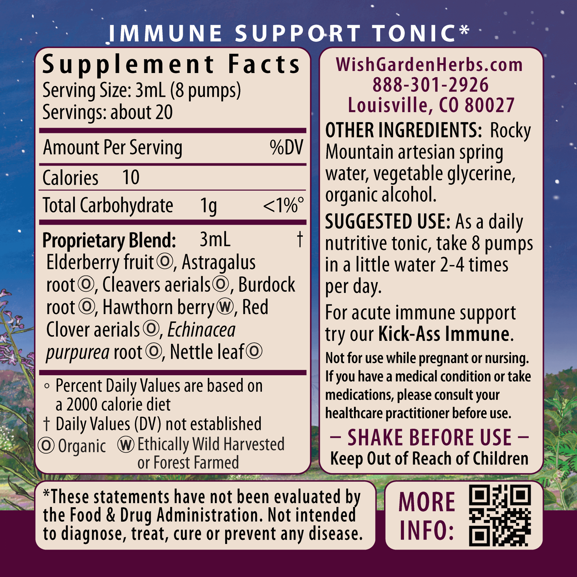 Daily Immune, Builder by WishGarden Herbs