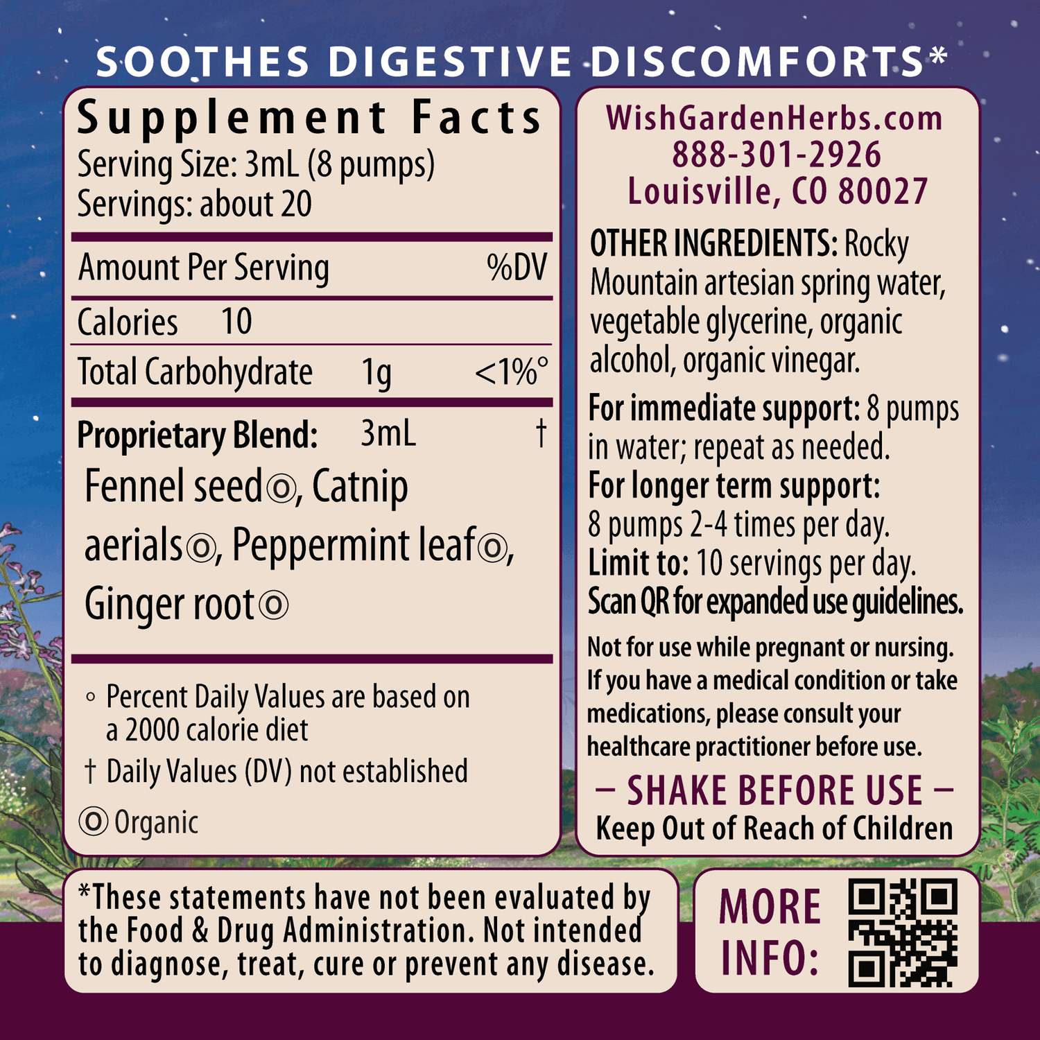 Digestive Rescue, GI Normalizer by WishGarden Herbs