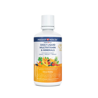 Daily Liquid Multivitamin + Minerals by Passion 4 Health