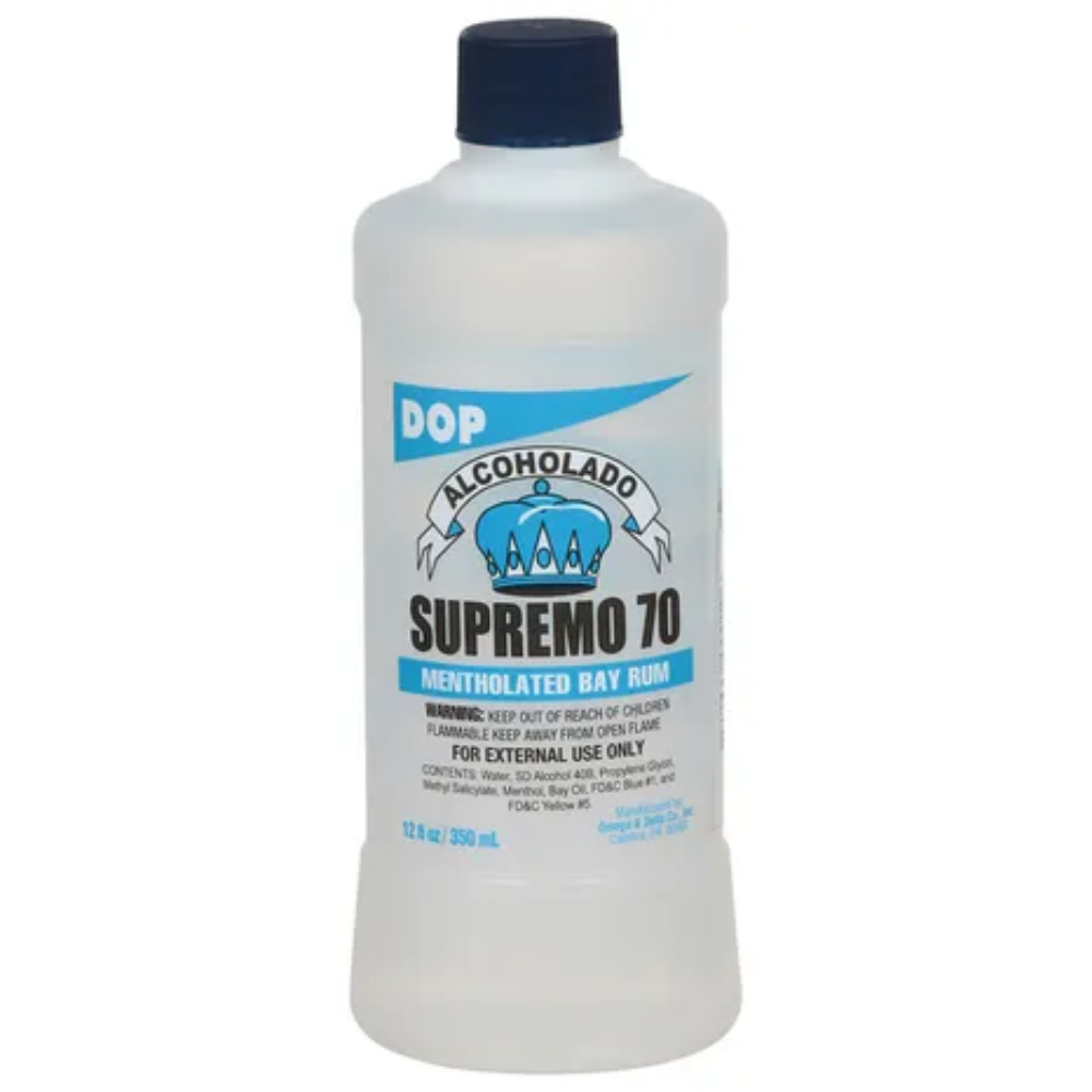 DOP Supremo 70 Alcoholado Mentholated Bay Rum by Farmacias Savia