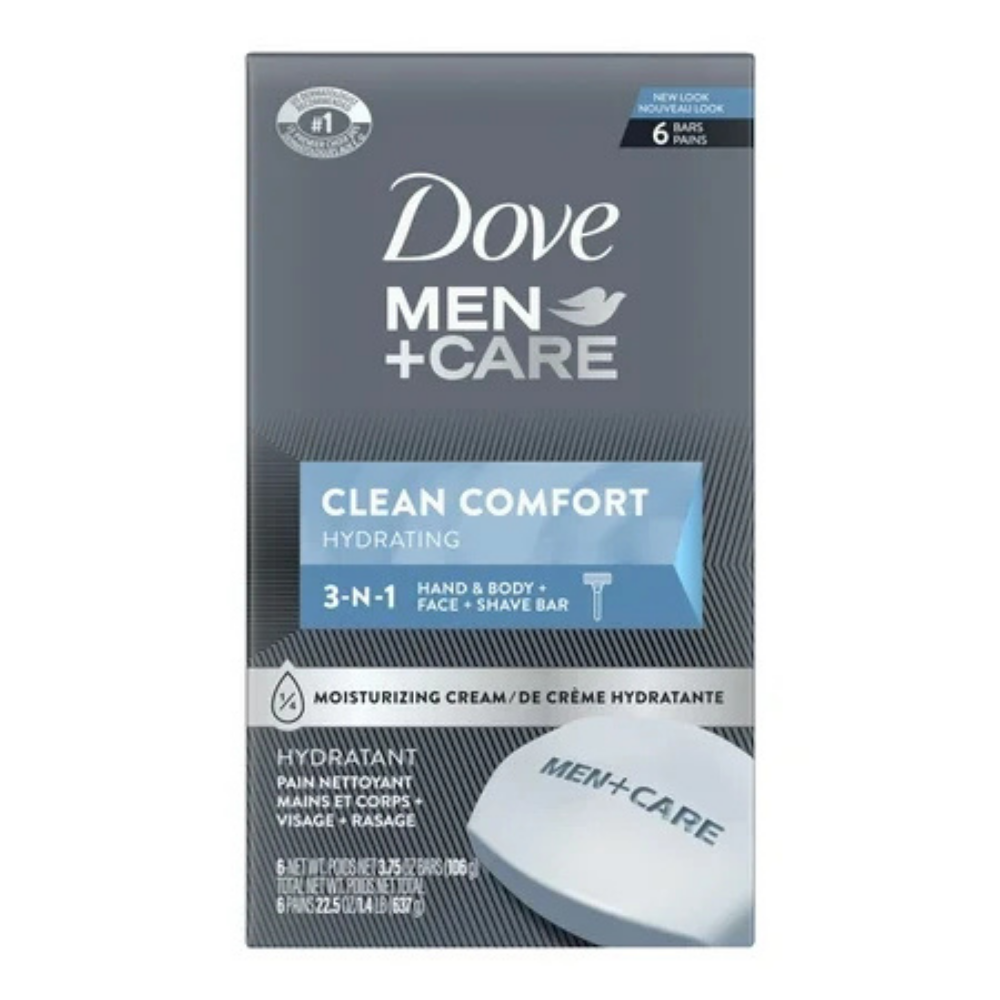 Dove Men+Care Antiperspirant Deodorant Stick Clean Comfort (6 pk) by Farmacias Savia