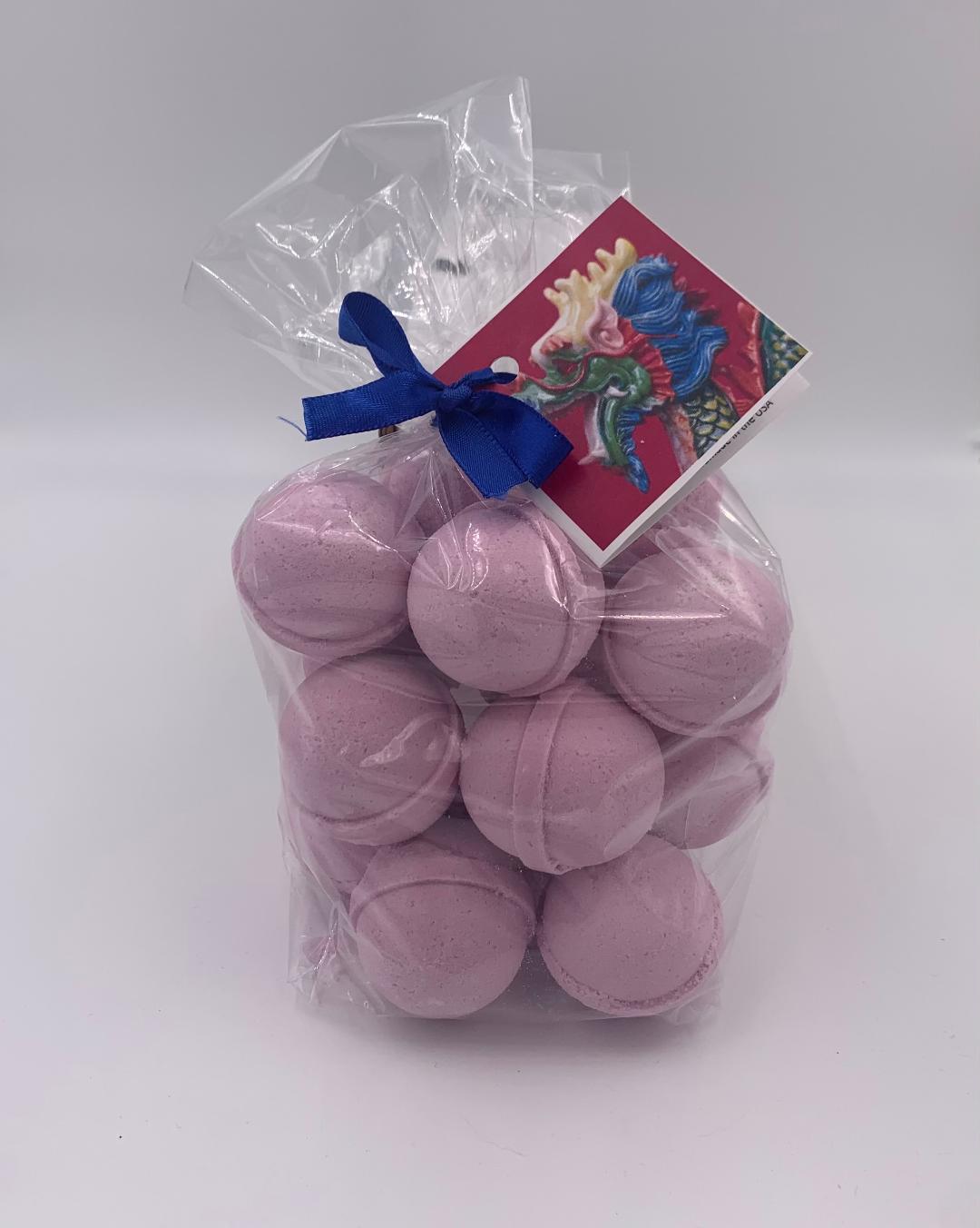 14 bath bombs (Scents Kids Love) our Little Bag of Balls - Kids Spa Parties by Spa Pure