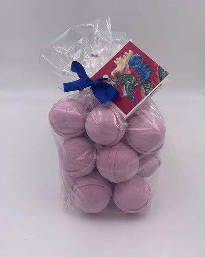 14 bath bombs (Scents Kids Love) our Little Bag of Balls - Kids Spa Parties by Spa Pure