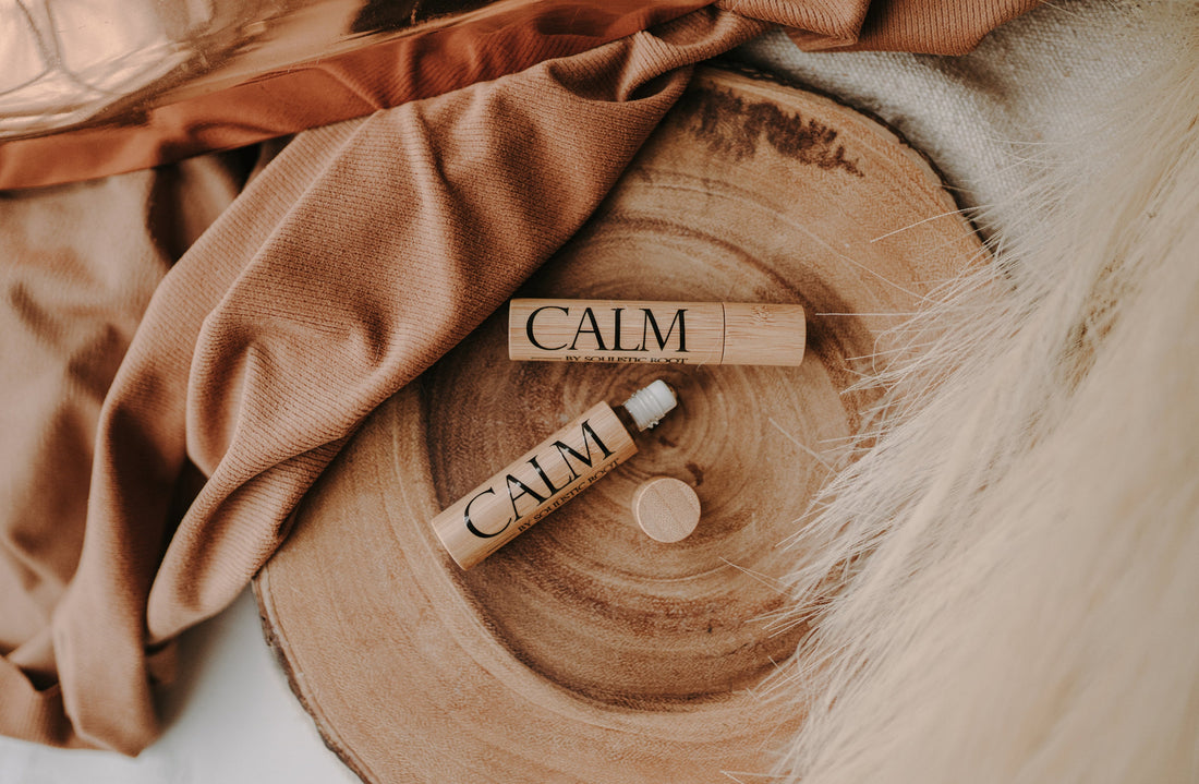 Calm Essential Oil Bamboo Roller by Soulistic Root