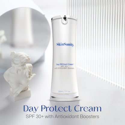 SkinSanity® Day PROtect Cream - Antioxidant Moisturizer with SPF 30 1 oz by Best Clean Beauty