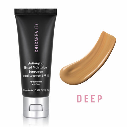 Anti-Aging Tinted Moisturizer Sunscreen Broad-Spectrum SPF 30 by Chica Beauty by Chica Beauty