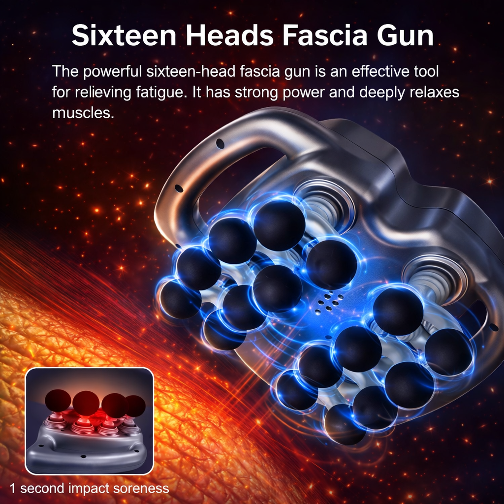 ThermaPulse™ Deep Tissue Massage Gun – Percussion &amp; Heat Therapy by Zorelie.co