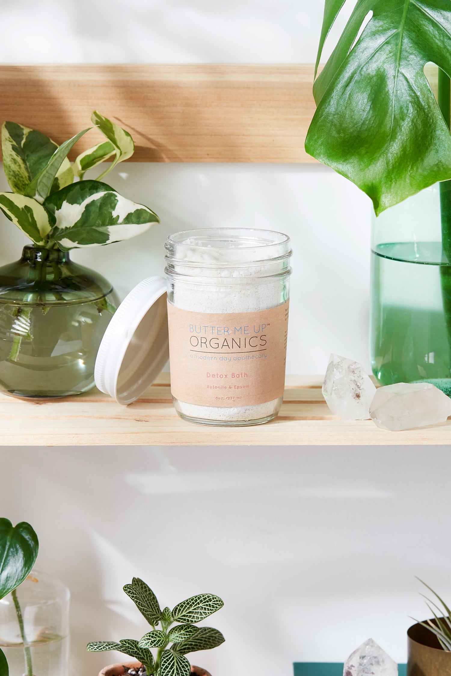 Detox Bath Epsom Salt Clay Essential Oil Soak Organic Vegan by Butter Me Up Organics