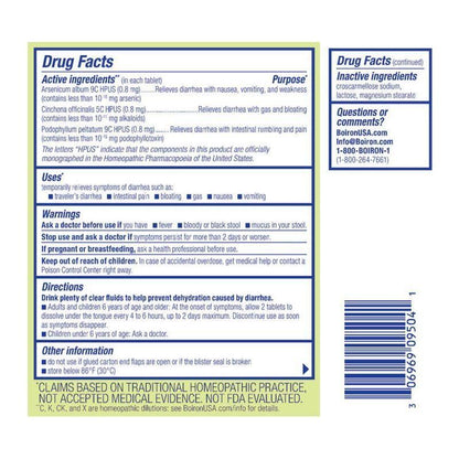 Boiron Diaralia 60 Tabs by Pasteur Pharmacy