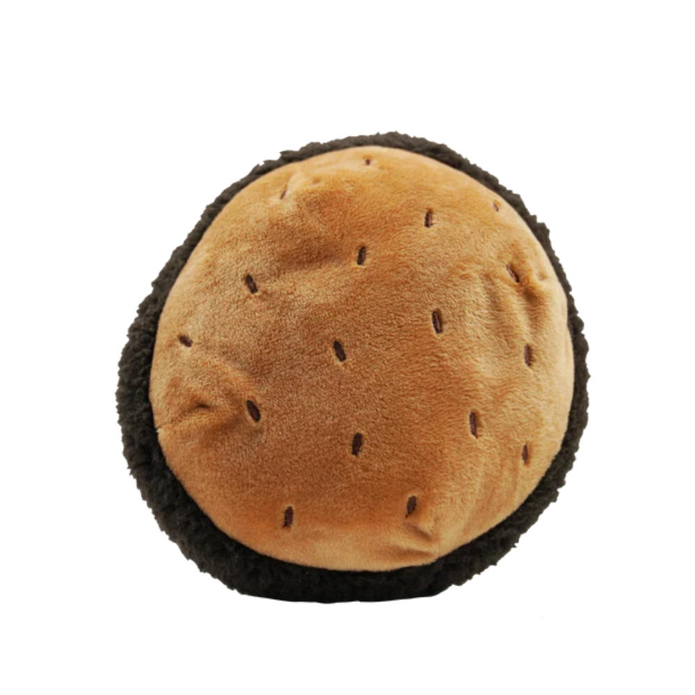 Happy Pet Plush Hamburger Dog Toy (1 unidad) by Farmacias Savia