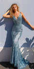 Nox Anabel E1273 Long Sequin Embroidered Glitter Applique Formal Gown by DiscountDressShop
