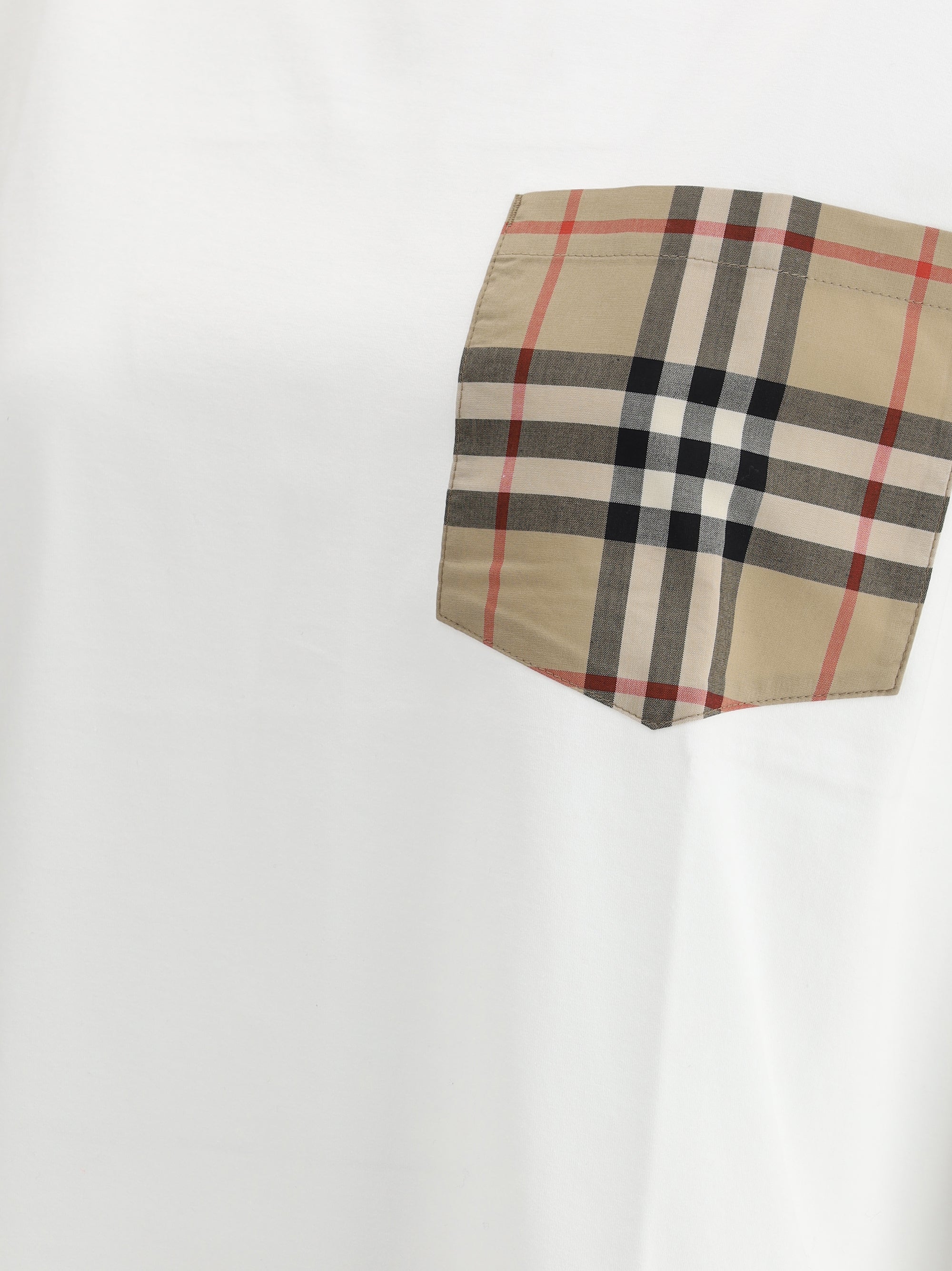 Burberry Women Archive Check Pocket T-Shirt by Luosophy