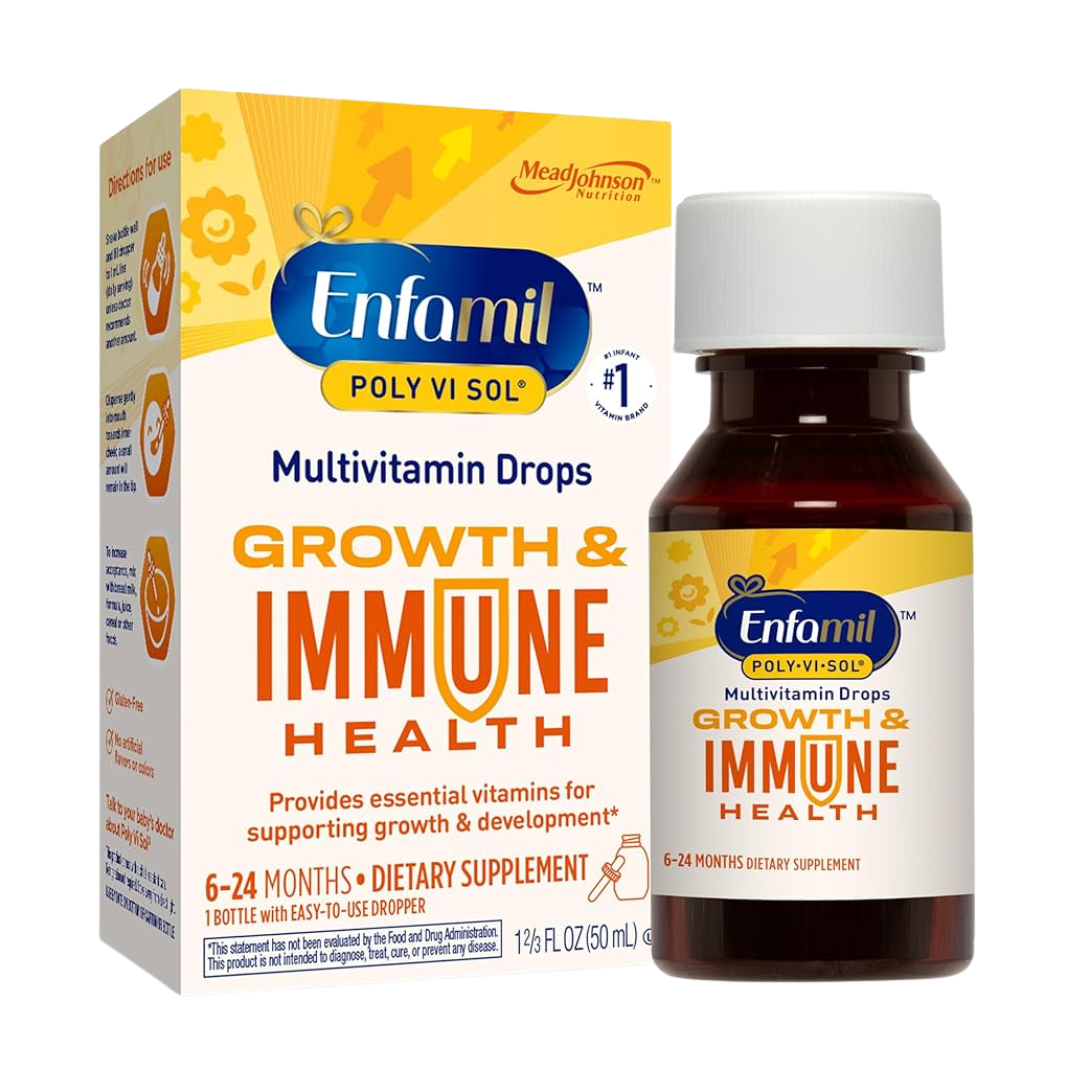 Enfamil Poly‑Vi‑Sol Growth &amp; Immune Health Multivitamin Drops (50 mL) by Farmacias Savia
