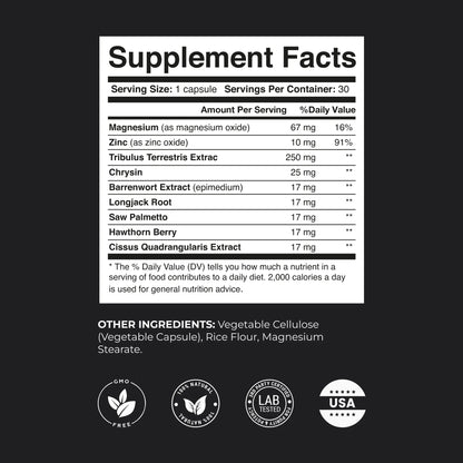 ERECTONINMD TESTOSTERONE SUPPORT COMPLEX by RevitMe - Supplements Store