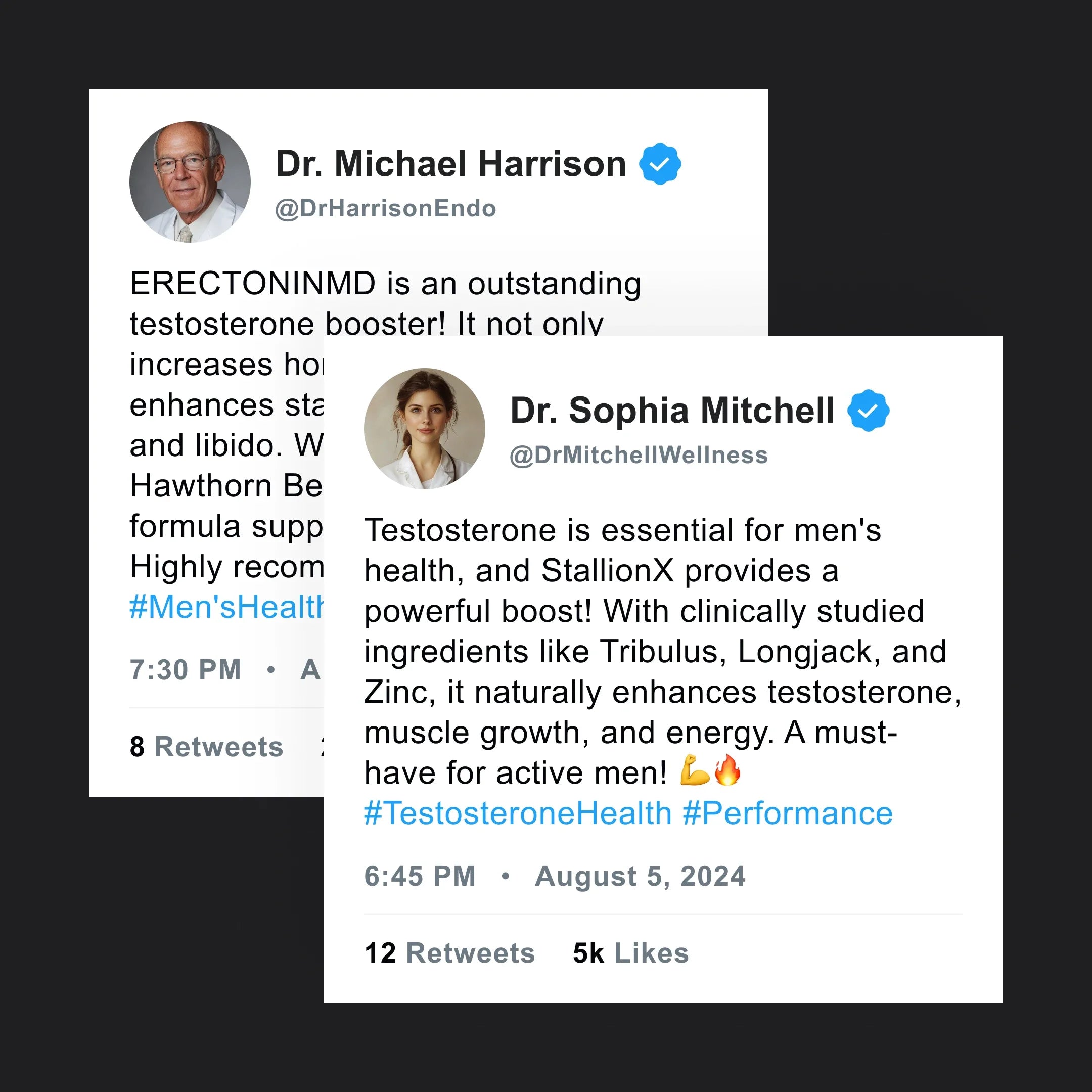 ERECTONINMD TESTOSTERONE SUPPORT COMPLEX by RevitMe - Supplements Store