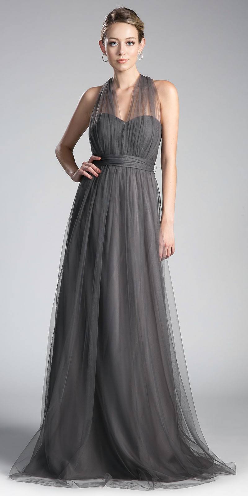 Cinderella Divine ET322 Tulle Infinity Style Long Dress by DiscountDressShop