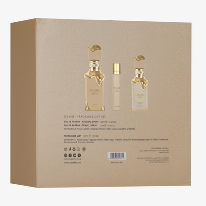 Eclaire 3pcs Gift Set by Lattafa USA