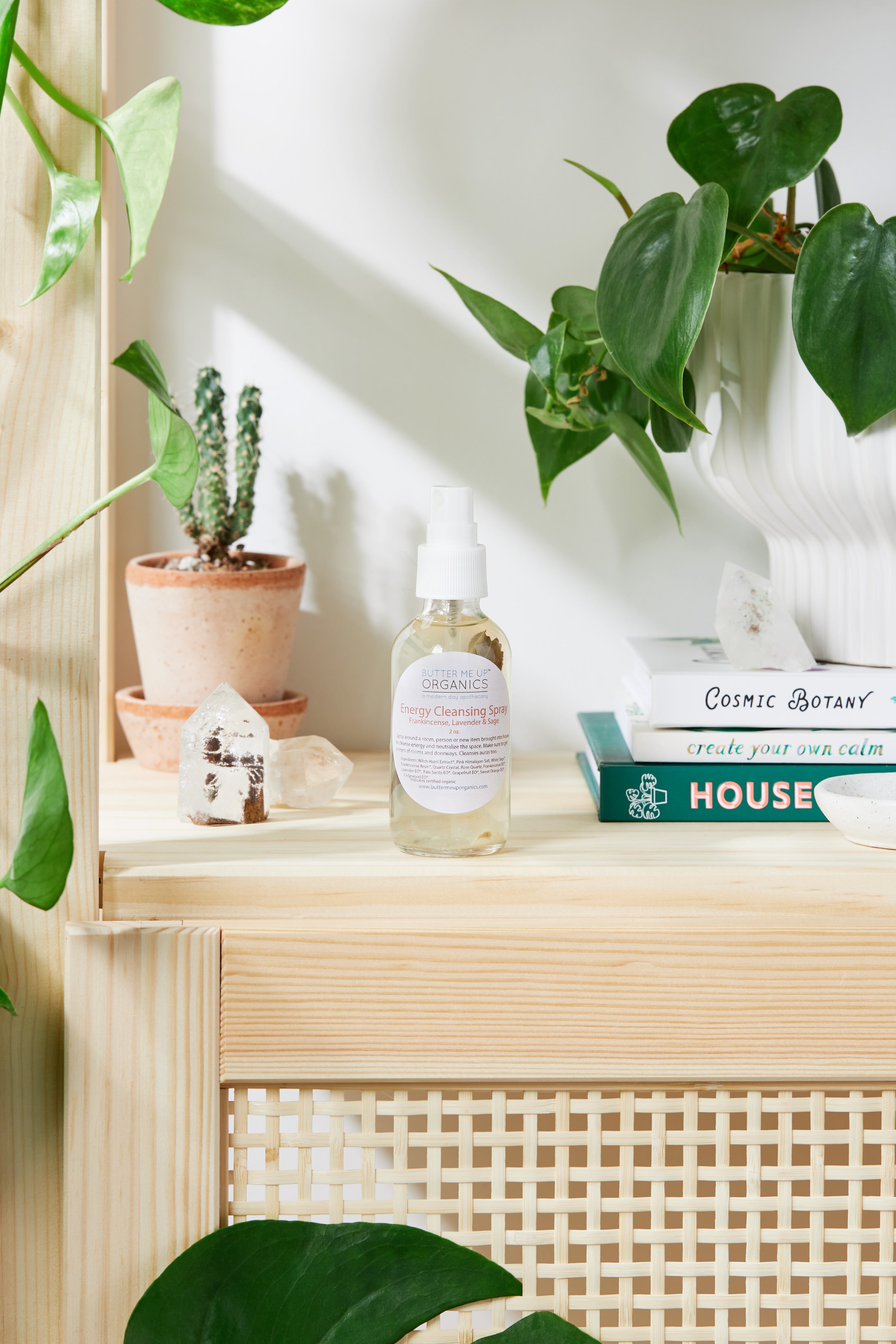 Organic Energy Cleansing Spray / Smudge Spray / Space Clearing / Energy Cleansing / Aura Cleansing / Purifying / Cleanse Negative Energy / by Butter Me Up Organics