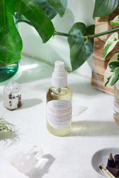 Organic Energy Cleansing Spray / Smudge Spray / Space Clearing / Energy Cleansing / Aura Cleansing / Purifying / Cleanse Negative Energy / by Butter Me Up Organics