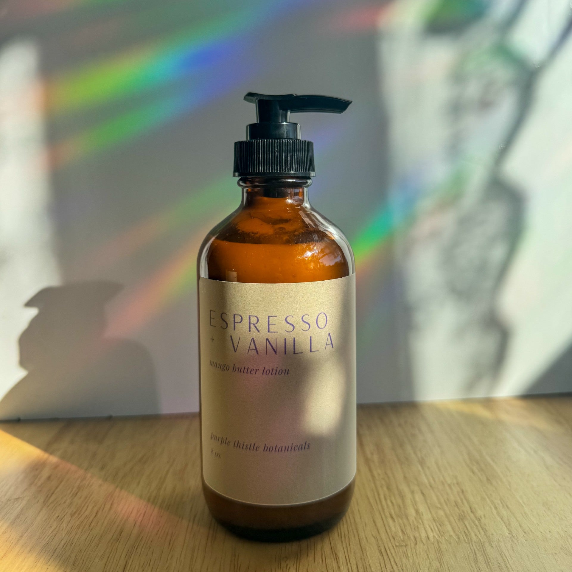 Espresso + Vanilla Mango Butter Lotion by Purple Thistle Botanicals