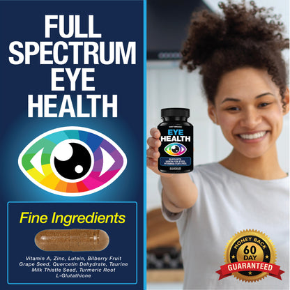 Eye Health &amp; Vision Vitamins Supplement 60 Capsules by Saint Mingiano - Supplements &amp; Wellness Dedicated to Holistic Health